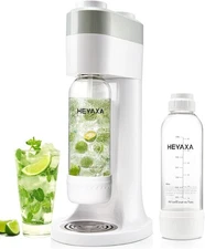 Sparkling Water Maker, Soda Maker Machine, 2 BPA Free 1 Liter Bottles Incl