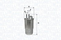 Kraftstofffilter Magneti Marelli 153071760220 Leitungsfilter FüR Fiat Ford Doblo