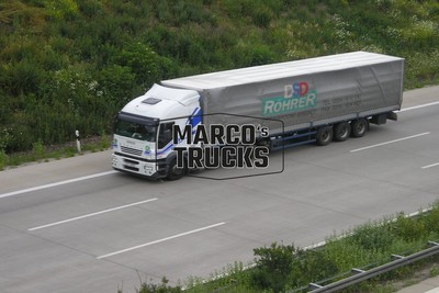 LKW Foto Iveco Stralis Planensattelzug Polen weiß Röhrer BSD #c8on