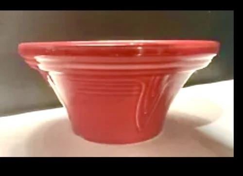 Homer Laughlin Fiesta Classic Scarlet Hostess Serving Bowl 41 Oz Retired Shape