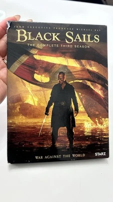 Black Sails: The Complete Third Season Starz 2016 DVD 3-Disc - Image 1 of 4