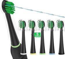 Replacement Toothbrush Heads for Waterpik Sonic Fusion SF-01 to SF-04, 5-Pack