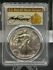 2017 Silver Eagle PCGS MS70 First Day of Issue Cleveland Signed 1 of 1000 Label