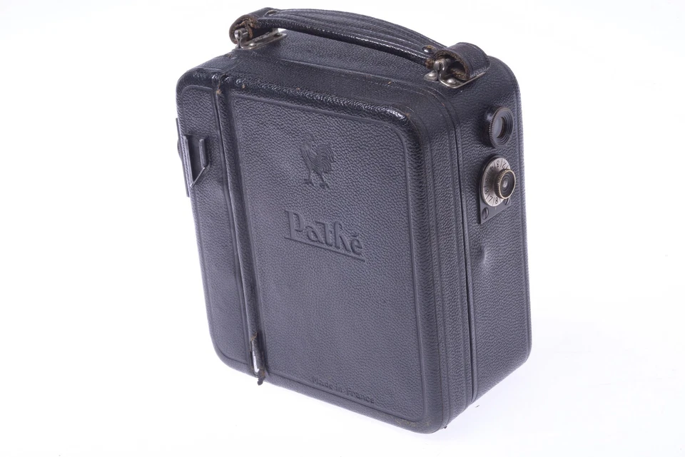 ✅ CÁMARA DE MOTO PATHE MODELO TEMPRANO 9,5 MM CÁMARA DE PELÍCULA LENTE ROUSSEL 20 MM 3,5 KYNOR Foto 4 de 4