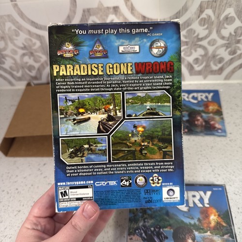 Far Cry PC CD-ROM Complete Crytek Ubisoft Big Box CIB W/ Game & Manual - Picture 15 of 15