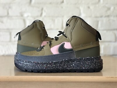 Nike Men's Sz 8 Air Force 1 Boot NN Men Brown Kelp Sequoia Boots