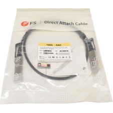 FS Q28-PC01 1m 100GbE QSFP28 Passive DAC Twin...