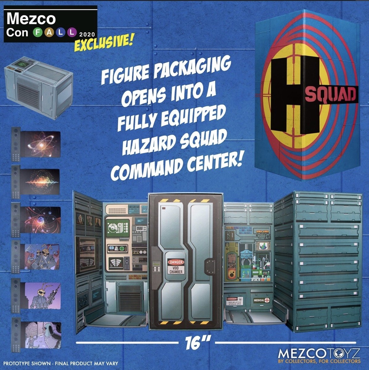 Mezco Con 2020 CON fall Bodega Box Hazard Squad Gomez One:12