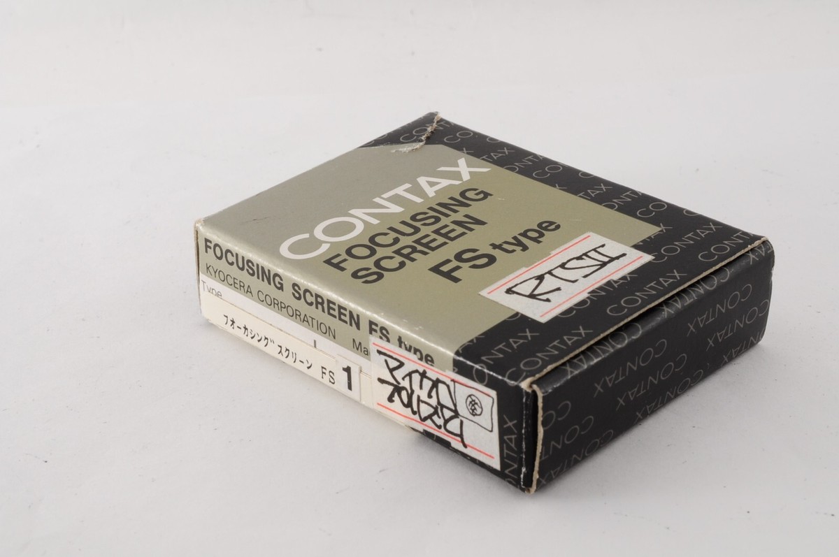 Contax Focusing Screen FS type S-1 Camera w/Manual Box Japan