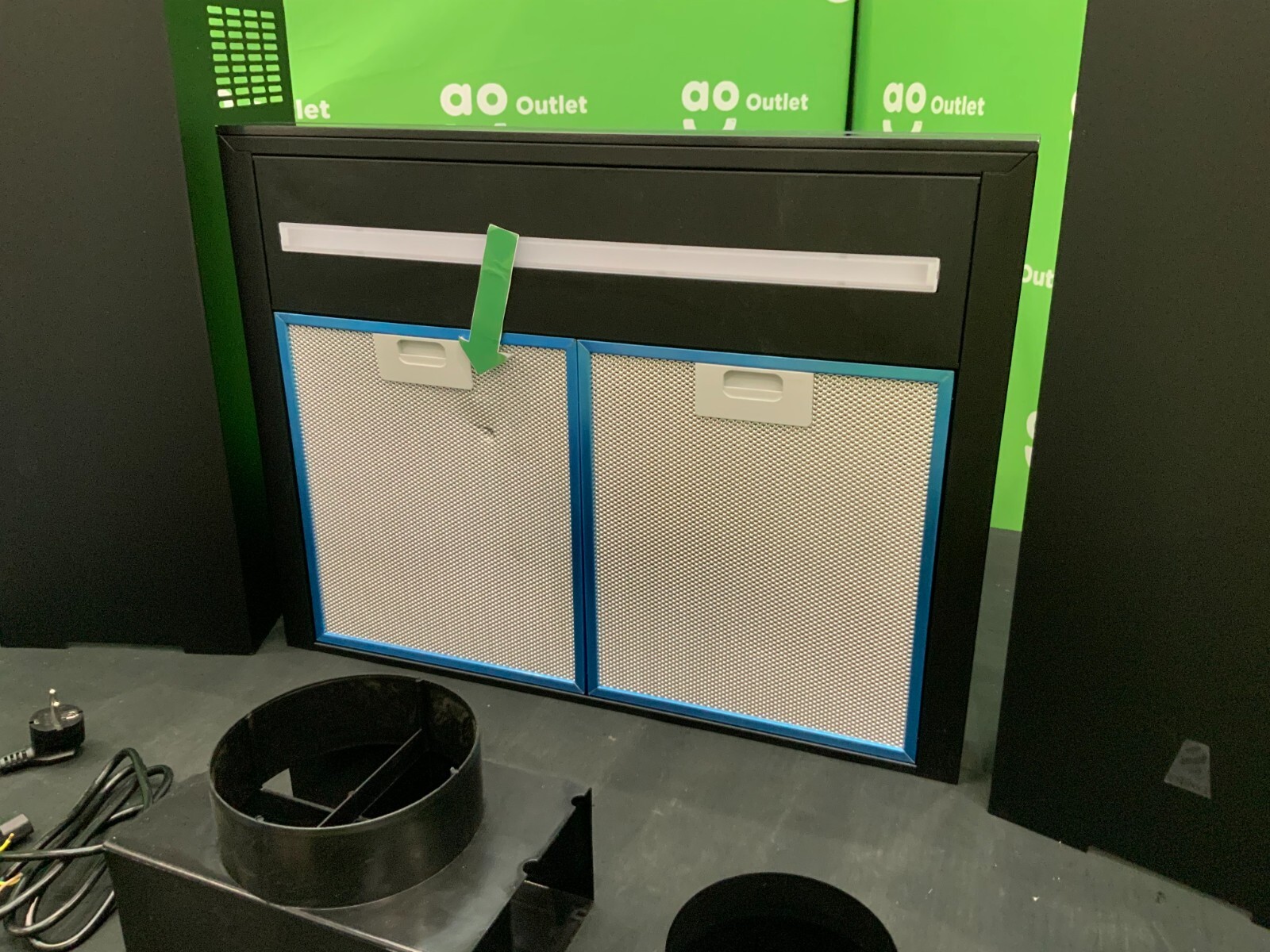 Elica Built In 60cm 3 Speeds A Chimney Cooker Hood ADELEMATT BLK60 