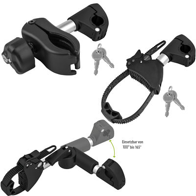 Eufab Rahmenhalter kurz Ø 25+30mm Rahmen 3-6 / 3-10cm Auswahl