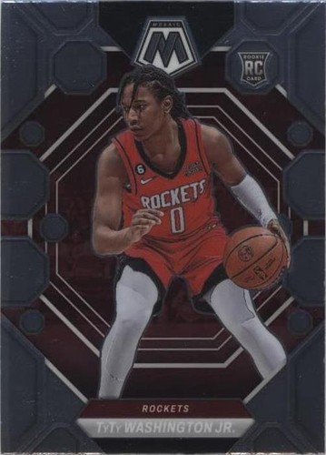 2022-23 Panini Mosaic #205 TyTy Washington Jr. Fast Break Blue