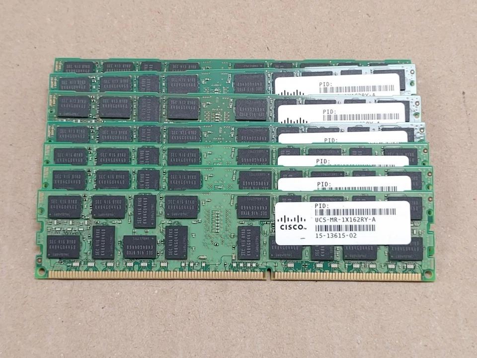 Samsung 112GB(7 x 16GB) M393B2K70DMB-YH9 PC3L-12800R DDR3 ECC Server RAM - R713 - Image 3 of 3