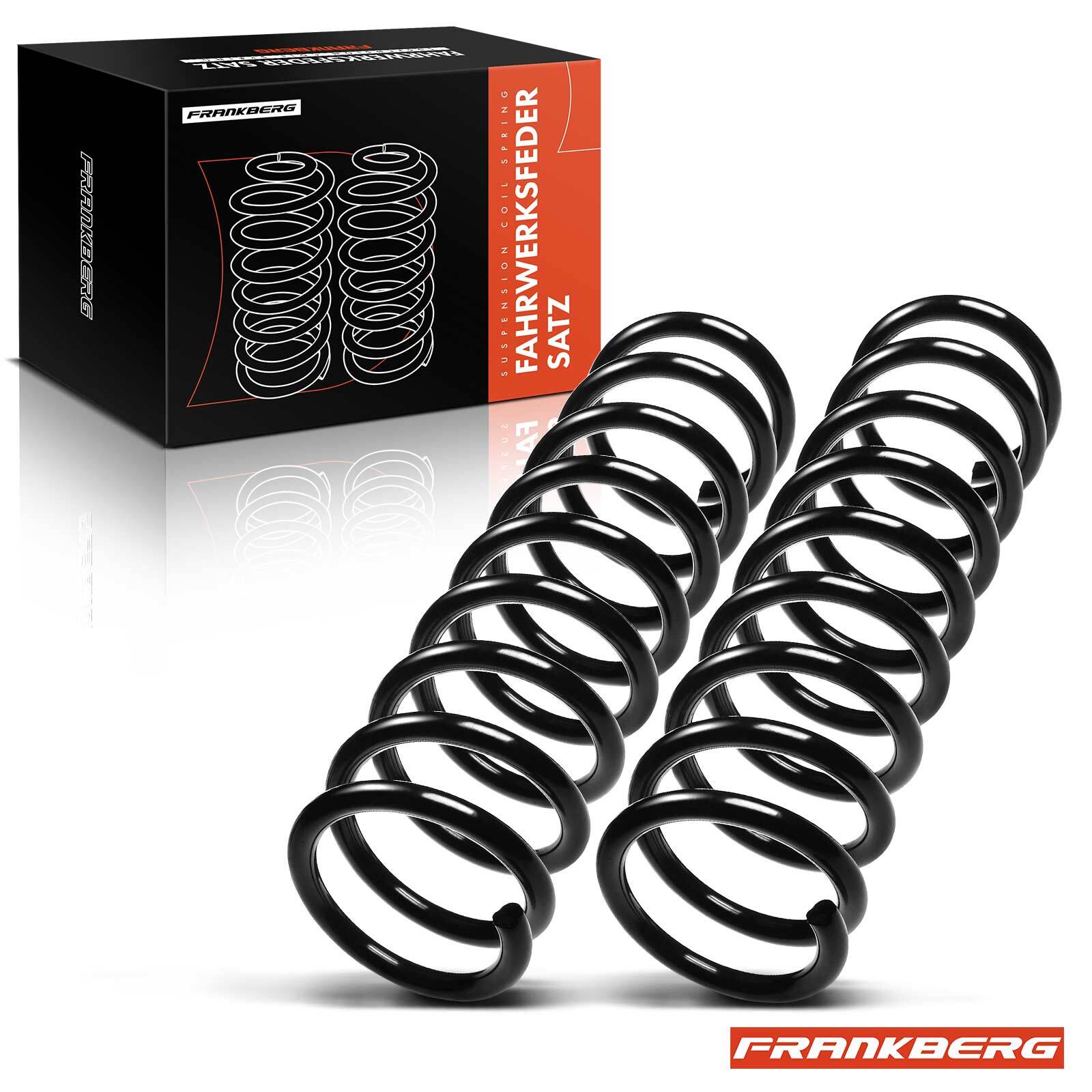 FRANKBERG 2x Coil Spring Set for BMW 725d E38 1996-2001 728i E38 1995-2001 Rear