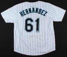 Livan Hernandez Signed Marlins 