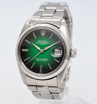 Rolex Oyster Perpetual Date Ref. 1500-0 Stahl Herren 1962 Vintage VIP Sammlung