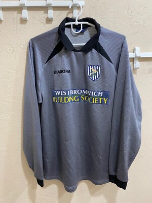 West Bromwich Albion 2004 Goalkeeper Football Shirt Diadora Vintage Jersey  UK