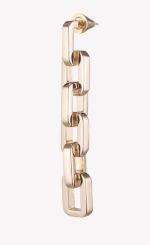 Eddie Borgo 12K Gold Supra Heritage Link Drop Earrings NWT - Picture 3 of 6