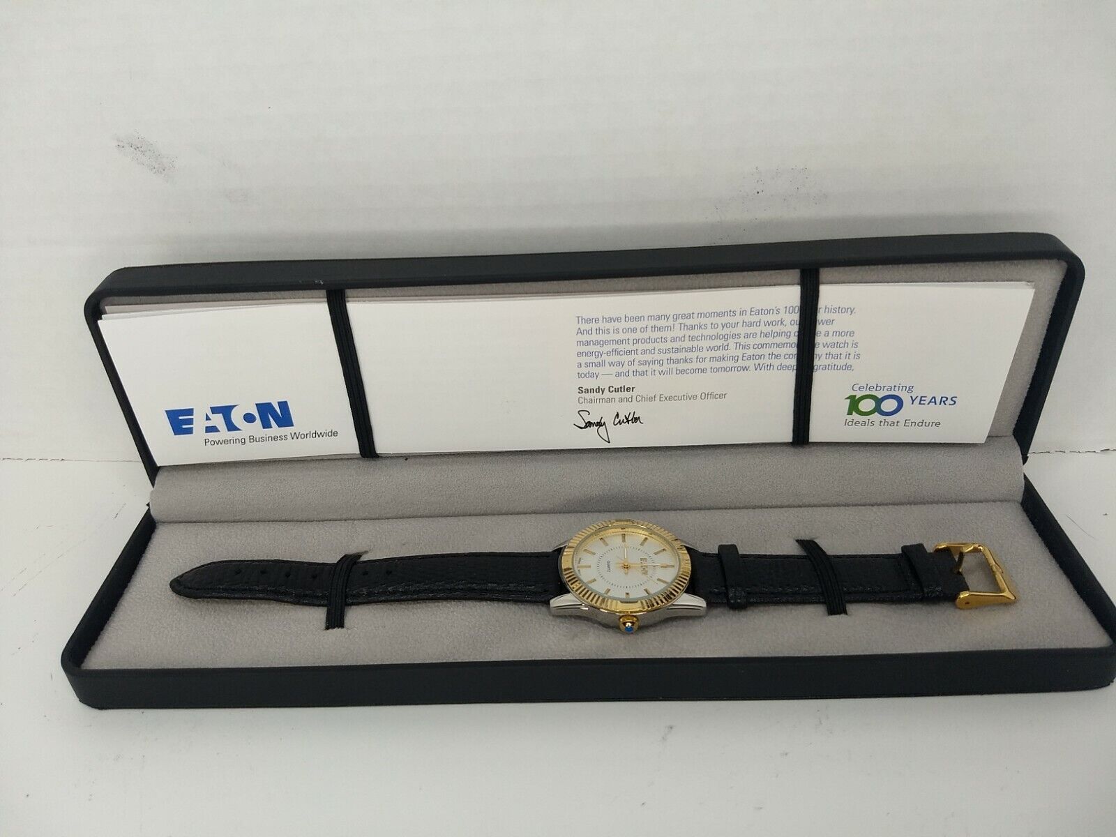 Eaton Hydraulics 100 Year Anniversary Watch New in Case