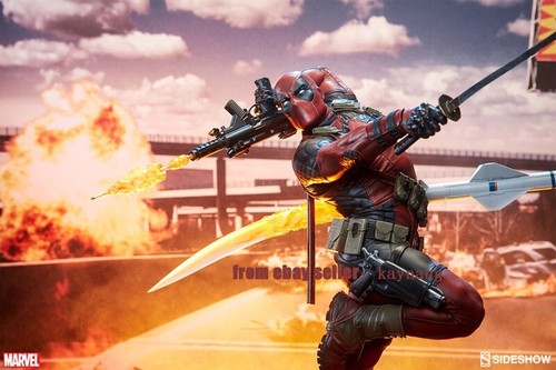 Sideshow Collectibles 3005111 Deadpool Heat-Seeker 1/4 Premium Format Figure - Picture 15 of 23