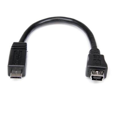 StarTech UUSBMUSBMF6 6in Micro USB to Mini USB Adapter Cable M/F USB