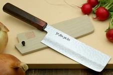 Yoshihiro 46 Layers Hammered Damascus Nakiri /Usuba Vegetable Chef knife 165