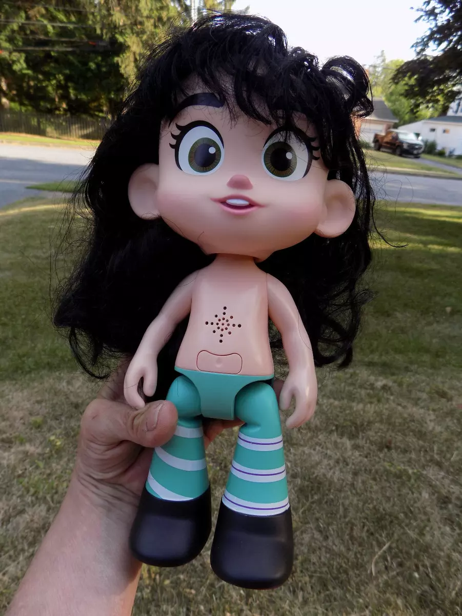 Disney Wreck It Ralph Talking Vanellope Von Schweetz Doll Anime BIG HEAD  Works