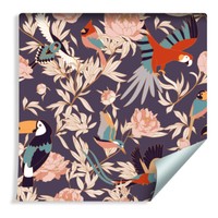 10M Vlies Tapete Rolle Pflanzen VöGel Blumen Natur Xxl 902