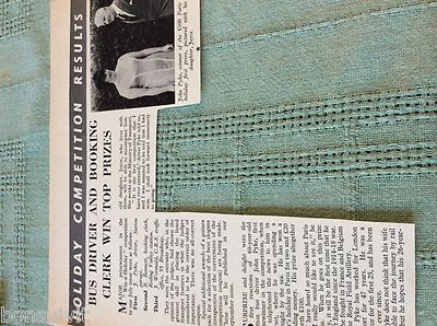 m89b ephemera 1966 london transport picture john pyke prize winner