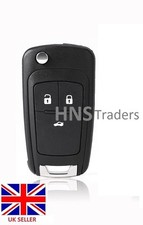 3 Button Remote Flip Key Case for Vauxhall Opel Zafira Astra Insignia & LOGO A20