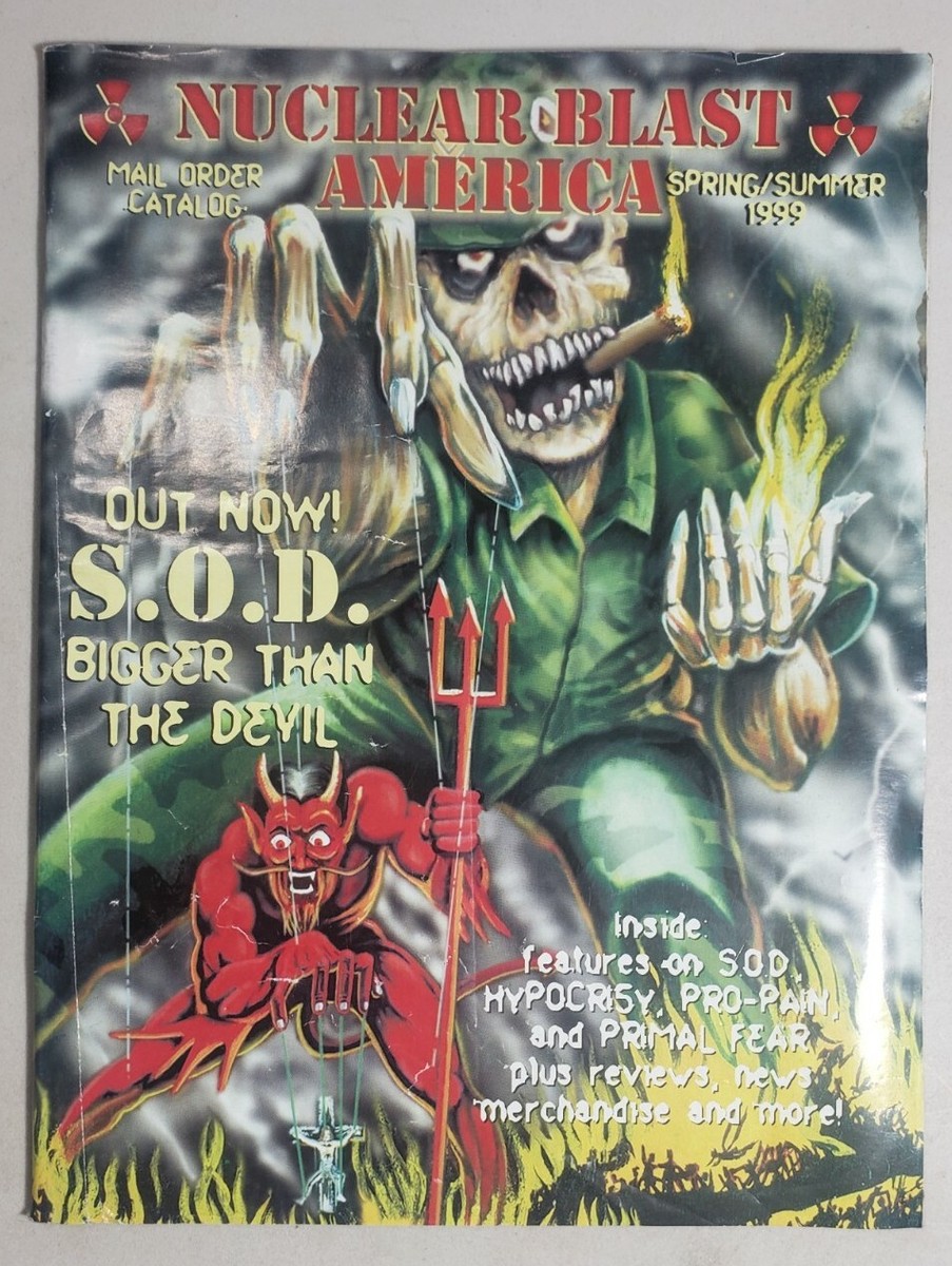 Vintage Nuclear Blast America Catalog Spring/Summer 1999 Death