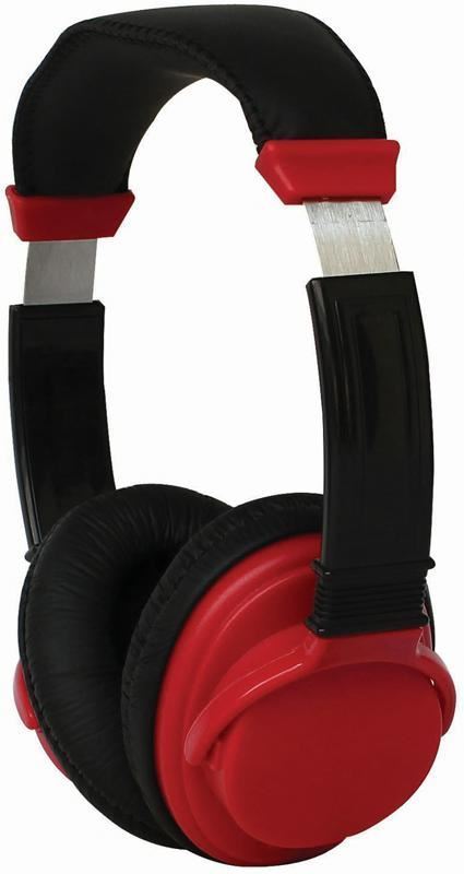 PRO SIGNAL - Hi-Fi Headphones with Stainless Steel Headband - Red