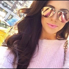 ray ban women sunglasses aviator rb3025 classic pink mirrored lenses unisex 58mm