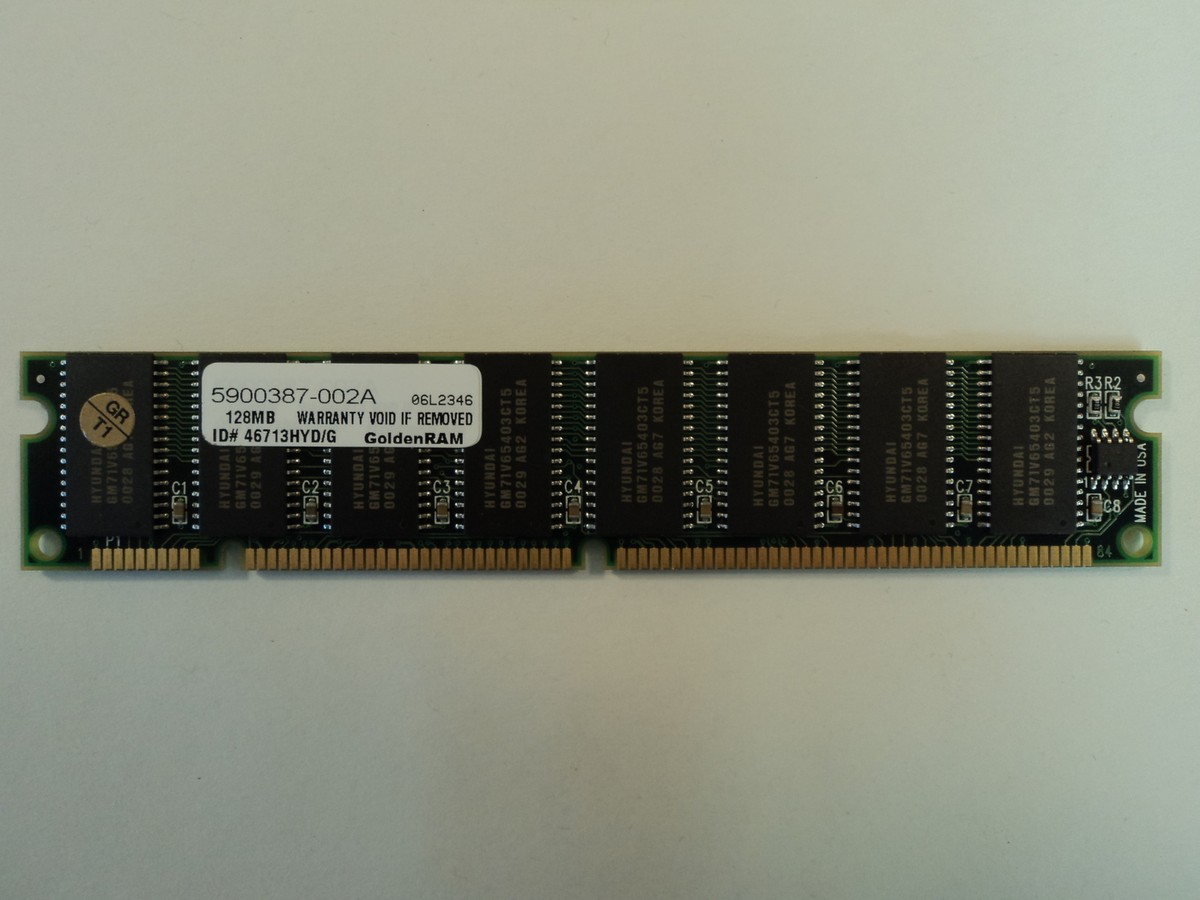 Hyundai RAM Memory Stick 128MB GM71V65403CT5 GoldenRAM 46713HYDG