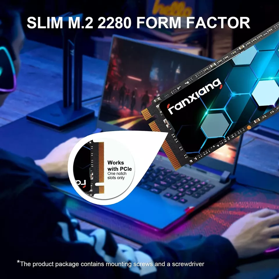 Fanxiang 1/2/5/10PCs M.2 NVMe Lot 512GB 1TB 2TB PCIe Gen 3x4 TLC Internal SSD - Image 3 of 4