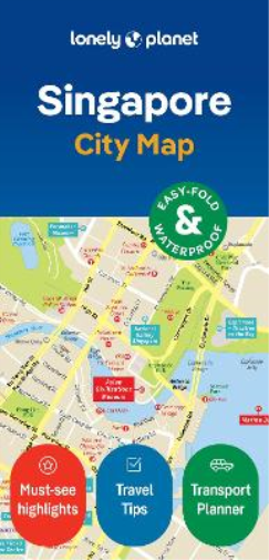 Lonely Planet Singapore City Map (Map) Map