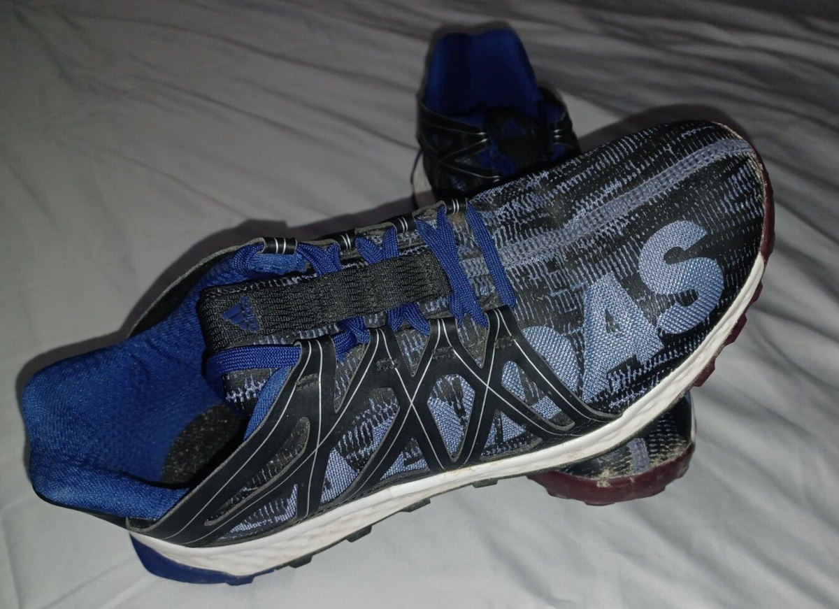 Mens Purple Black Adidas Vigor Bounce (AQ7519) Training Shoes Size 8.5  Sneakers