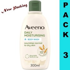 Aveeno Lavaggio Corpo Idratante Quotidiano 300ml Adatto Per Pelli Sensibili Confezione 3