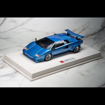 Make Up Eidolon 1:18 Lamborghini Countach LP5000S Car Model Blue W