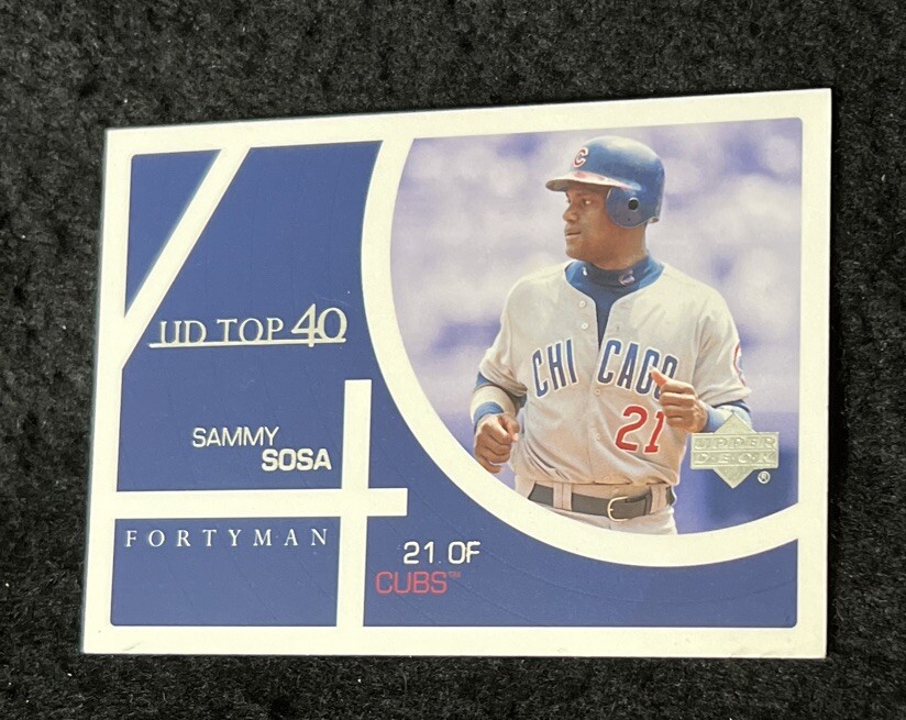 Sammy Sosa 2003 Upper Deck UD Top 40 Forty Man #843 Chicago Cubs