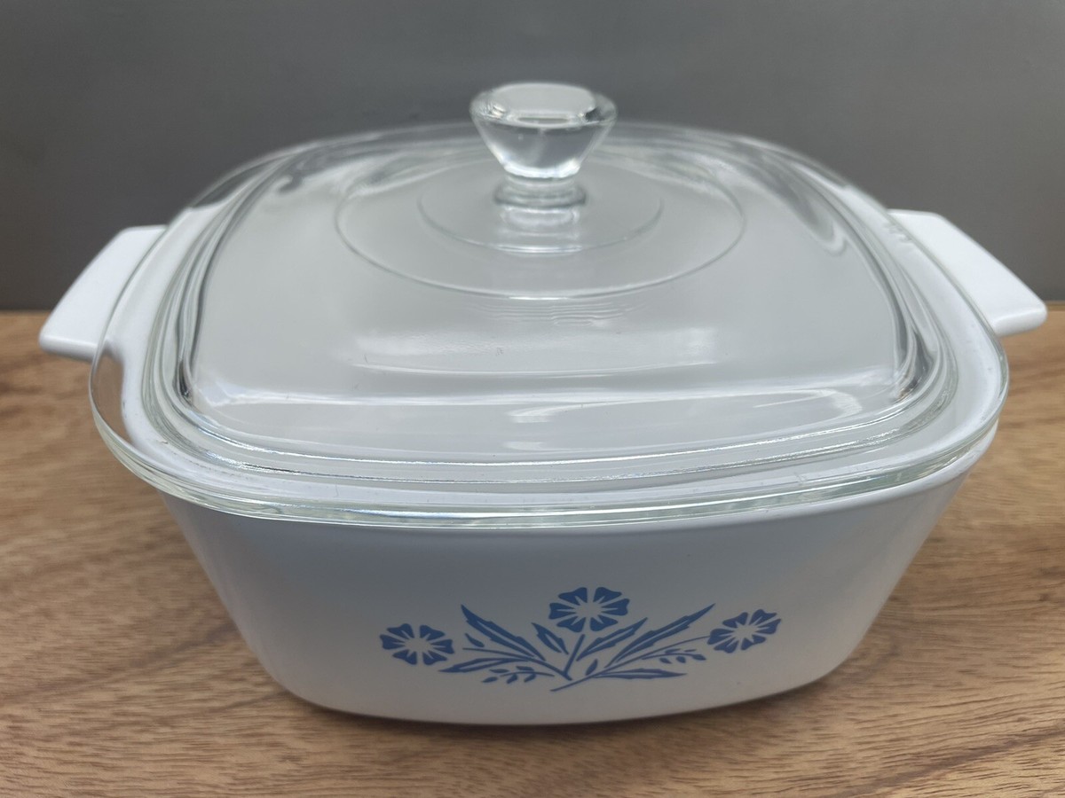 CORNING WARE／キャセロール Vintage Corning Ware BLUE CORNFLOWER, A-1 1/2-B 1.5 qt casserole