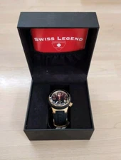 Swiss Legend Neptune Watch Gold Tone Steel