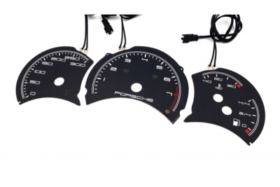 Porsche Boxster 986 (1997-2005) design 1 PLASMA TACHO GLOW GAUGES TACHOSCHEIBEN 