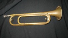 Antique Bugle Breveti Soda J. Gras Brass Bugle early 1900 Paris
