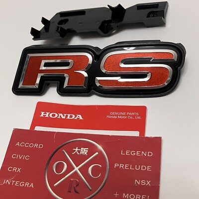 Genuine OEM 09-13 Honda Fit RS Front Emblem JDM Grille Badge 2010