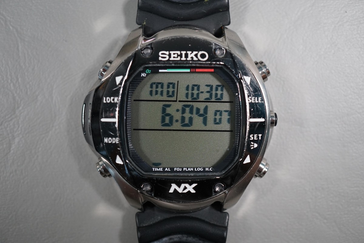Seiko SBDK001 DH33 NX Marine Master Diving Computer Watch | eBay