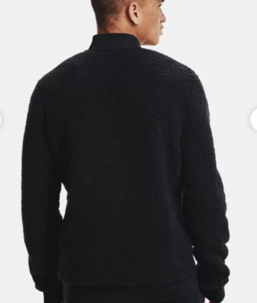 UNDER ARMOUR шерпа Bomber куртка черный ультра-мягкий комфорт мужской лыж 1366717 001 - Изображение 2 из 4