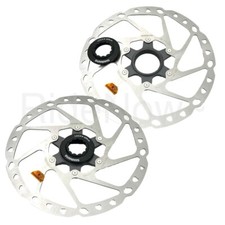 1Pair Shimano GRX/MTB Bike Disc Brake Rotor SM-RT64 180mm Center Lock Lock Ring