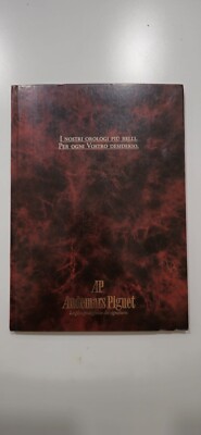 KATALOG AUDEMARS PIGUET Jahr 1988 HARDCOVER auf Italienisch ORIGINAL