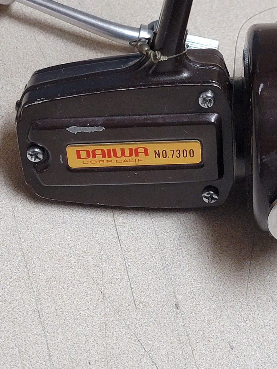 Vintage Daiwa No. 7300 Spinning Reel With Ball Bearing Japan Vintage Daiwa No. 7300 Spinning Reel With Ball Bearing Japan